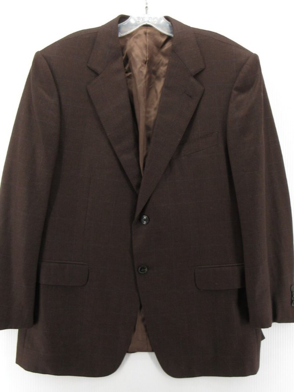 Saks Fifth Avenue Sport Coat 42 Ermenegildo Zegna Trofeo Blazer Houndstooth